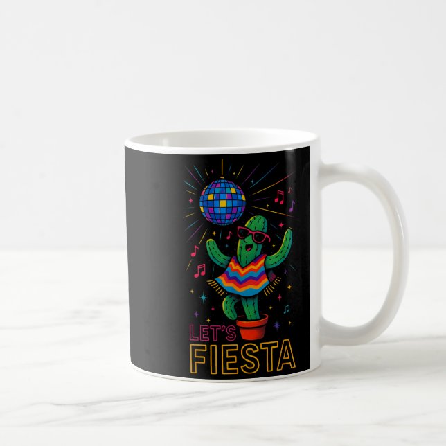 Cinco de mayo mexican cactus party funny letsCinco Coffee Mug (Right)