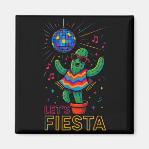 Cinco de mayo mexican cactus party funny letsCinco Magnet