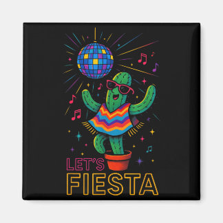 Cinco de mayo mexican cactus party funny letsCinco Magnet