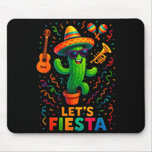 Cinco de mayo mexican cactus party funny letsCinco Mouse Pad