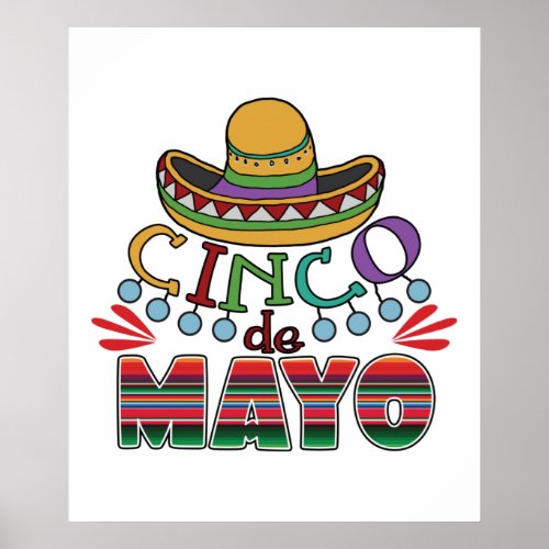 Cinco De Mayo Mexican Festival Mexico Pride Poster