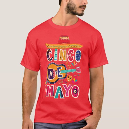 Cinco De Mayo Mexican Fiesta 5 De Mayo  friends T_Shirt