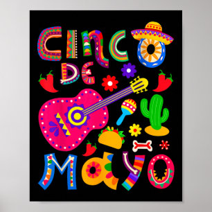 Cinco De Mayo Mexican Fiesta 5 De Mayo Mexico Mexi Poster
