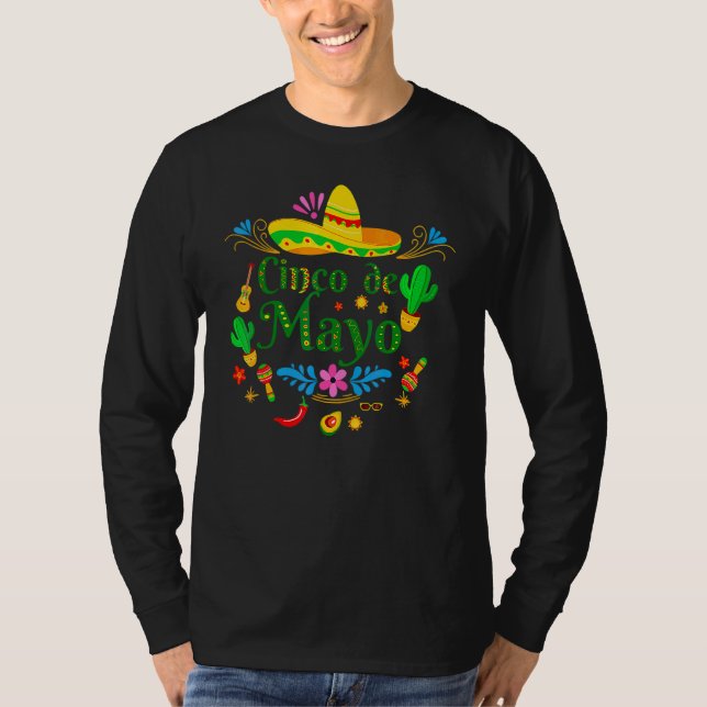 Cinco De Mayo Mexican Fiesta 5 De Mayo T-Shirt (Front)