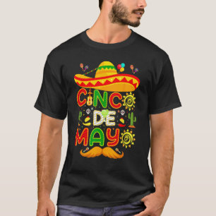 Cinco De Mayo Mexican Fiesta celebrate 5 De Mayo M T-Shirt