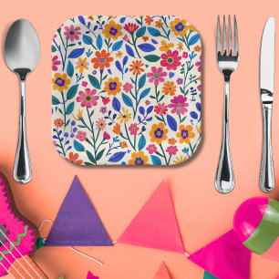 Cinco De Mayo-Mexican fiesta party Paper Plates