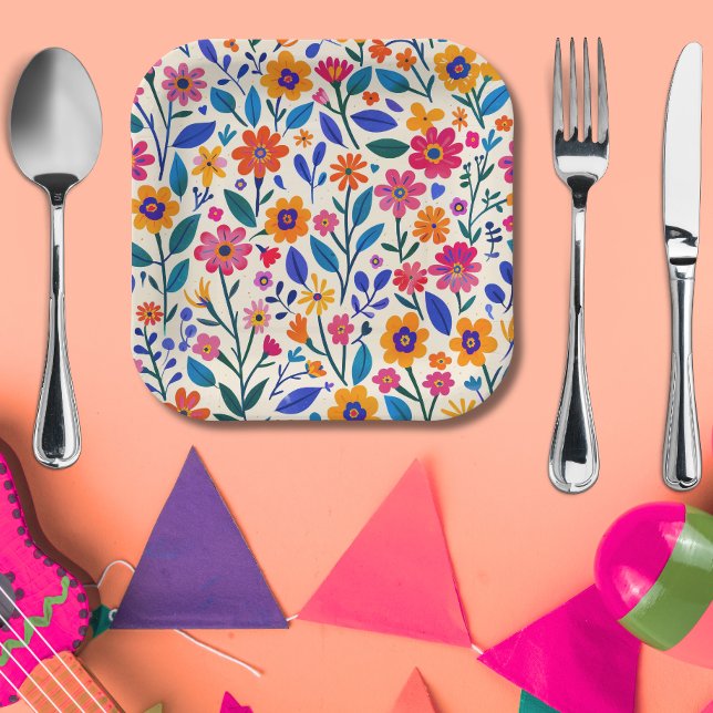 Cinco De Mayo-Mexican fiesta party Paper Plates (Creator Uploaded)
