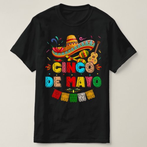 Cinco De Mayo Mexican Fiesta Png T_Shirt