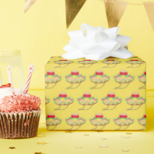 Cinco de Mayo Mexican Fiesta Sombrero Hat Party Wrapping Paper
