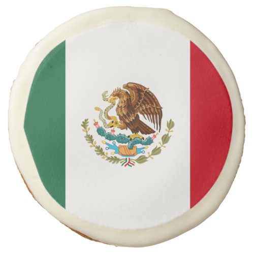 Cinco De Mayo Mexican Flag Sugar Cookie