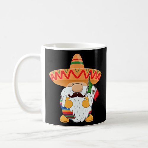 Cinco De Mayo Mexican Gnome Wearing Sombrero Mexic Coffee Mug