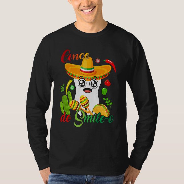 Cinco De Mayo Mexican Holy Guacamole Fiesta Time 5 T-Shirt (Front)