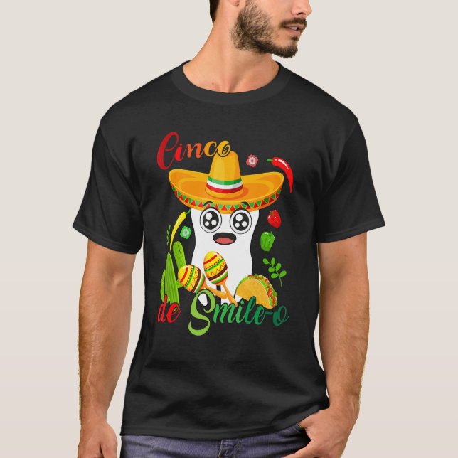 Cinco De Mayo Mexican Holy Guacamole Fiesta Time 5 T-Shirt (Front)