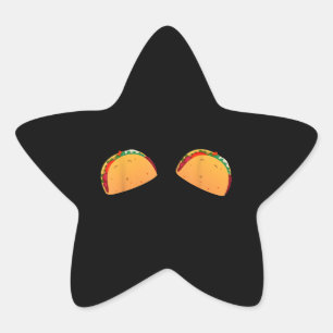 Cinco De Mayo Mexican TACO BOOS Gift Star Sticker
