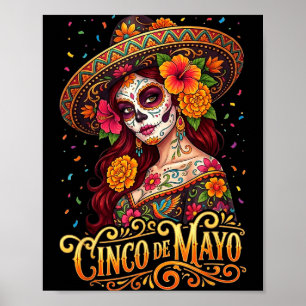 Cinco De Mayo Mexican Women Fiesta 5 De Mayo Girls Poster
