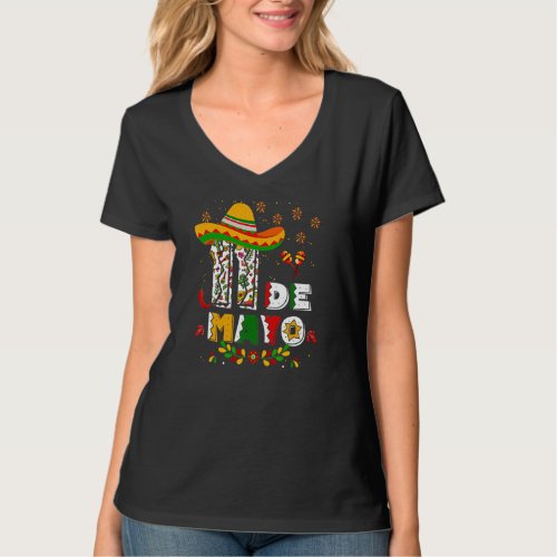 Cinco De Mayo Mexico Party Sombrero Mexican 11 De  T_Shirt