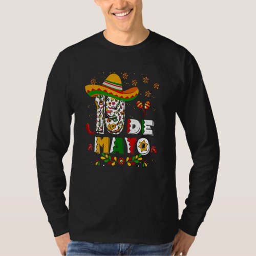 Cinco De Mayo Mexico Party Sombrero Mexican 19 De  T_Shirt