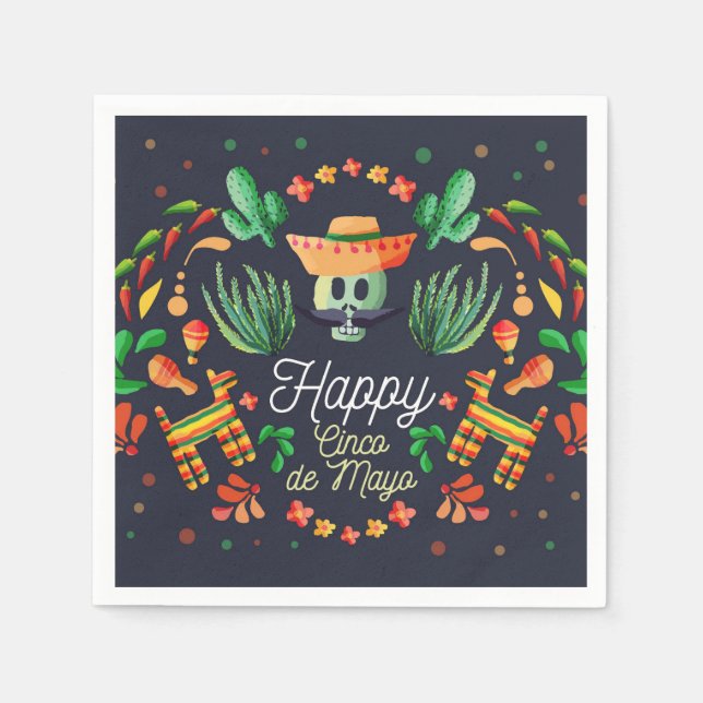 Cinco De Mayo  Napkins (Front)