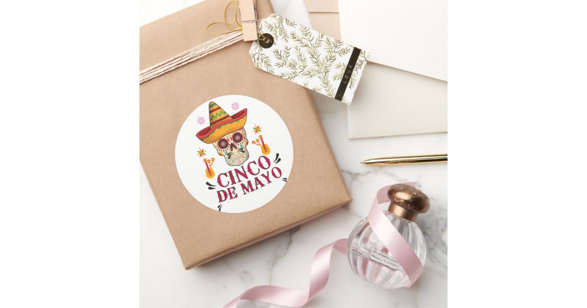 cinco de mayo near me classic round sticker Zazzle