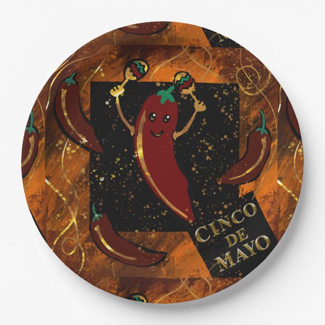 Cinco de Mayo  Paper Plates (Front)
