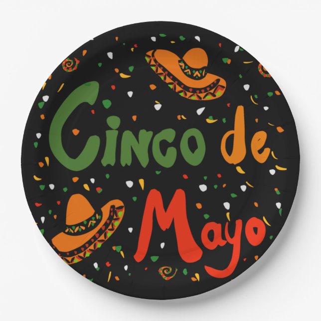 CINCO DE MAYO PAPER PLATES (Front)