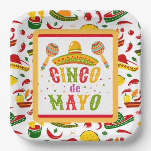 Cinco de Mayo Paper Plates