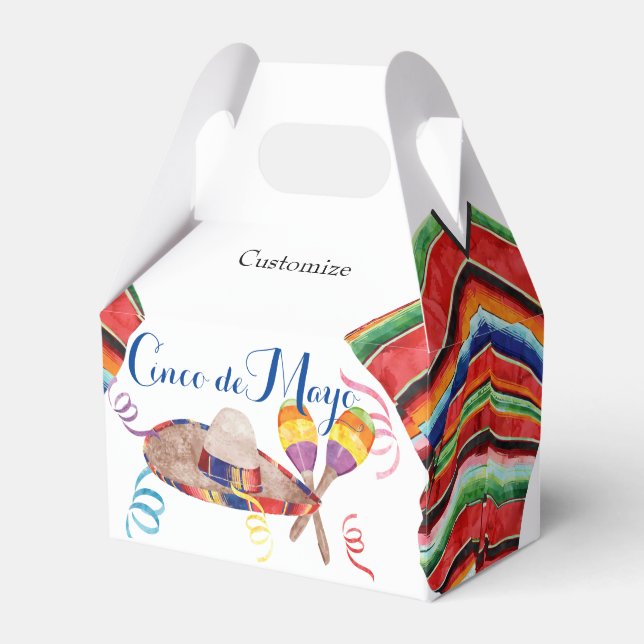Cinco de Mayo Party Favor Box (Front Side)