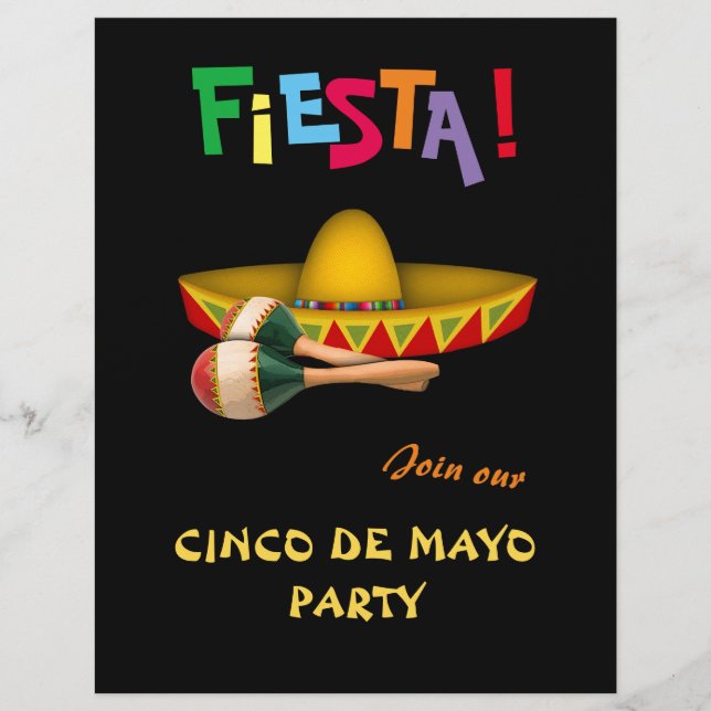 Cinco de Mayo Party Flyer (Front)