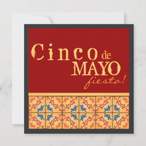 Cinco de Mayo Party! Happy Fiesta Invitation