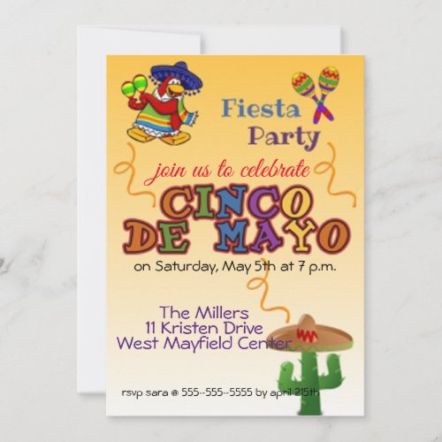 Cinco de Mayo Party Invitation
