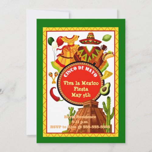 Cinco de Mayo Party Invitation