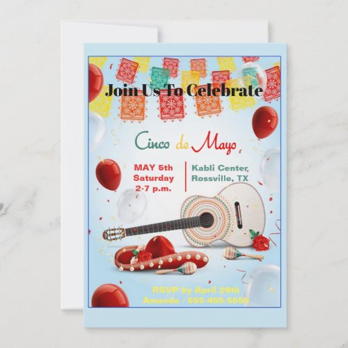 Cinco de Mayo Party Invitation