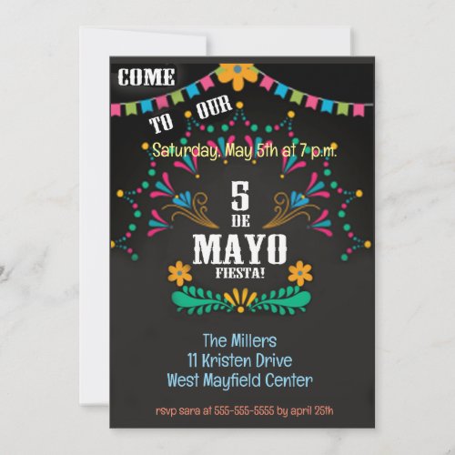 Cinco de Mayo Party Invitation