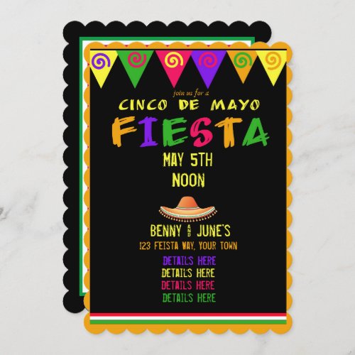 Cinco De Mayo Party Invitation