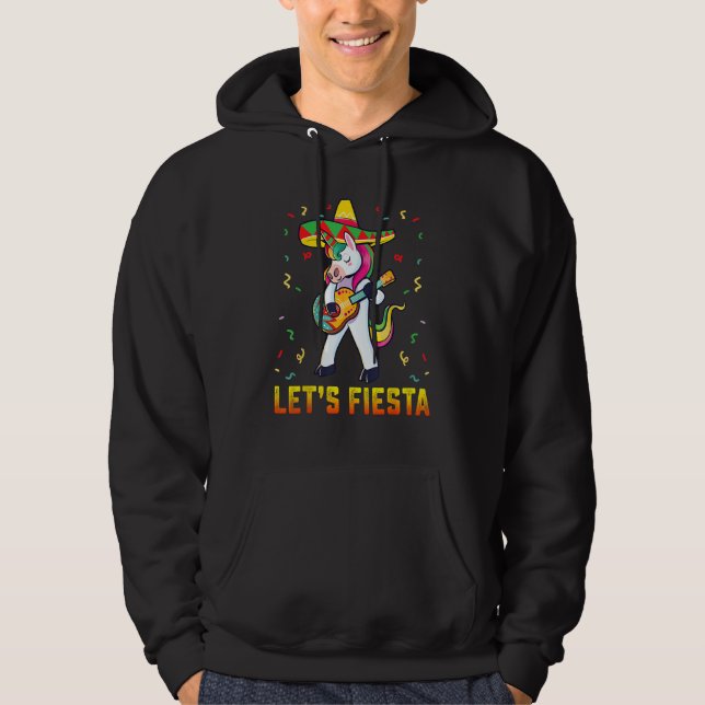 Cinco De Mayo Party Lets Fiesta Dancing Mexican Un Hoodie (Front)