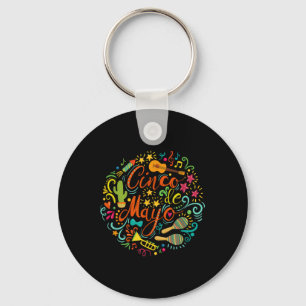 Cinco De Mayo Party Men Women Mexican Fiesta Taco Keychain