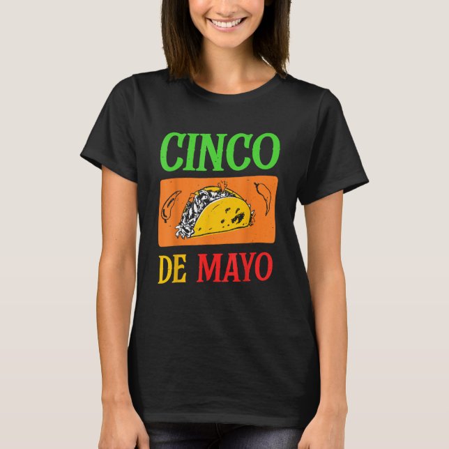 Cinco De Mayo Party Mexico Mexican Fiesta T-Shirt (Front)