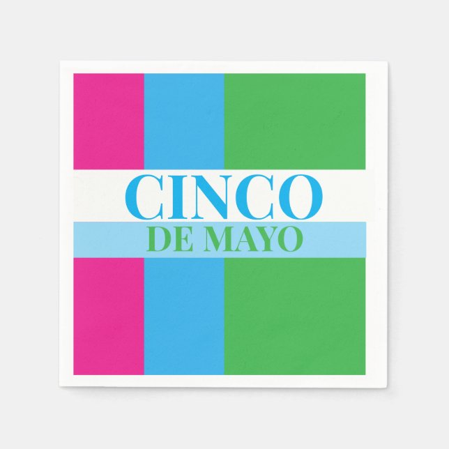 Cinco De Mayo Party  Napkins (Front)
