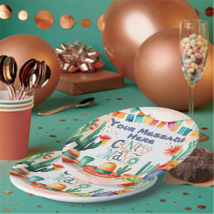 Cinco De Mayo Party Paper Plates