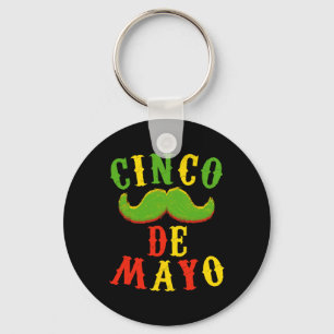 Cinco De Mayo Party Shirts Funny Cinco De Mayo Mus Keychain