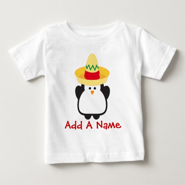 Cinco de Mayo Penguin Toddler Shirt (Front)