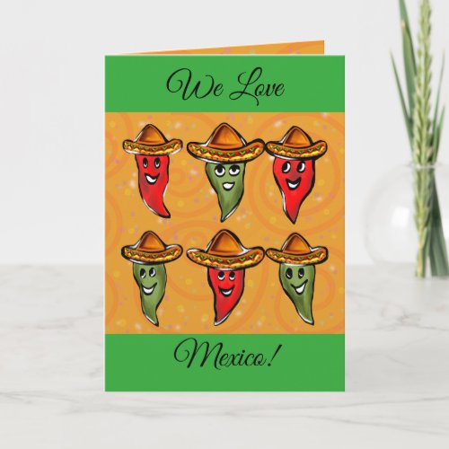 Cinco de Mayo Peppers Card