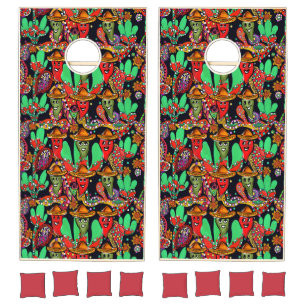 Cinco de Mayo Peppers Cornhole Set