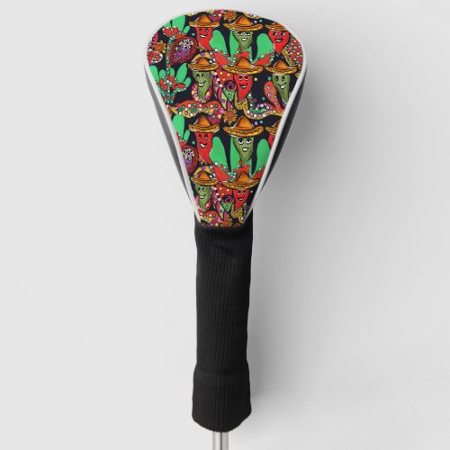 Cinco de Mayo Peppers Golf Head Cover