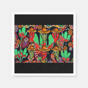 Cinco de Mayo Peppers Napkins