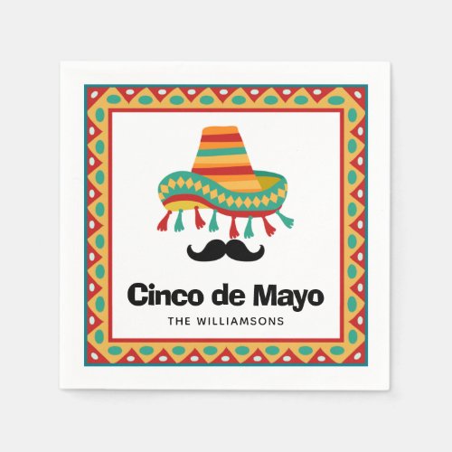 Cinco de Mayo Personalized Napkins