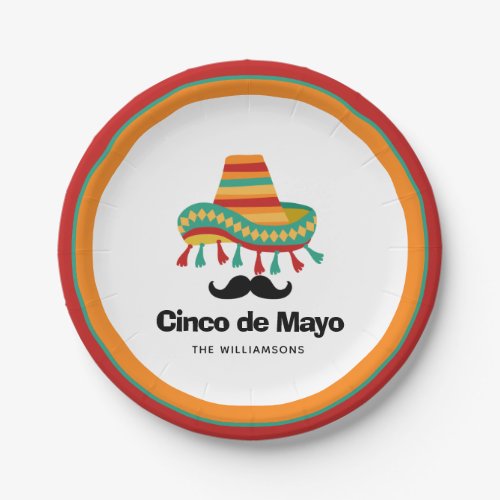 Cinco de Mayo Personalized  Paper Plates