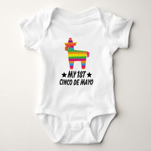 Cinco de Mayo Pinata Baby Shirt