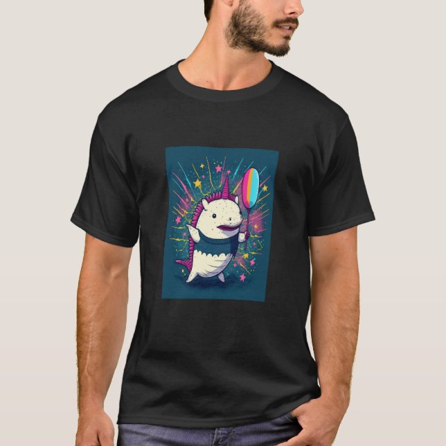 Cinco De Mayo Pinata Party Cute Axolotl Pinata  1 T-Shirt (Front)