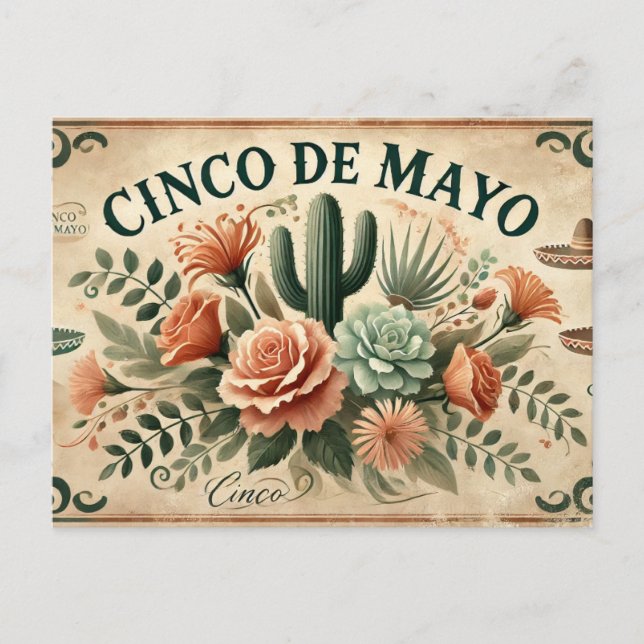 Cinco de Mayo Postcard (Front)
